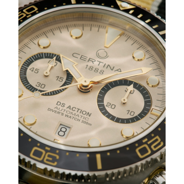 Montre Certina DS Action Diver Chrono Automatique Cadran