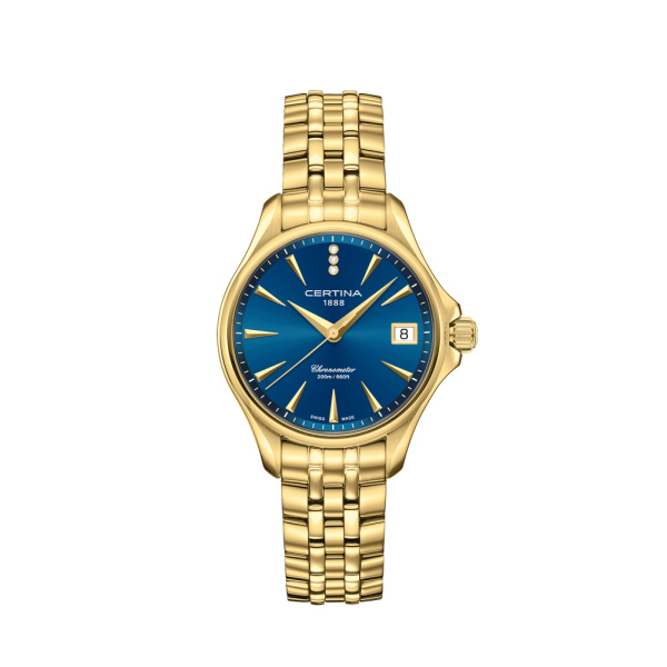 Montre Certina DS Action Lady Diamonds Quartz Cadran Bleu