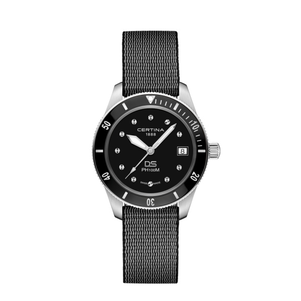 Montre Certina DS PH100M Lady Quartz Cadran Noir