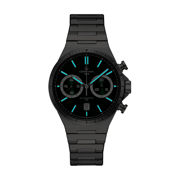 Montre Certina DS-7 Chrono Auto Automatique Cadran Vert