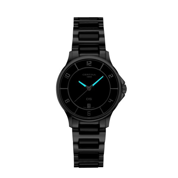 Montre Certina DS-6 Lady Quartz Cadran Noir