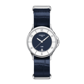 Montre Certina DS-6 Lady Quartz Cadran Bleu