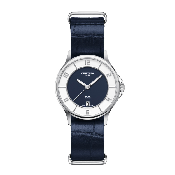 Montre Certina DS-6 Lady Quartz Cadran Bleu