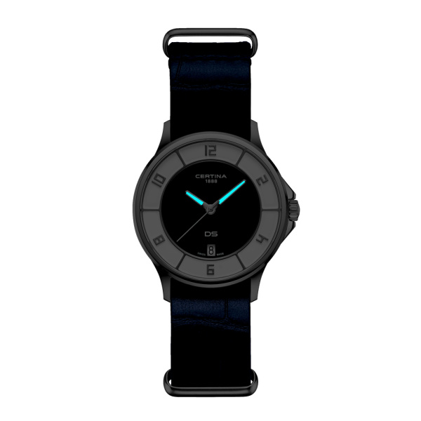 Montre Certina DS-6 Lady Quartz Cadran Bleu