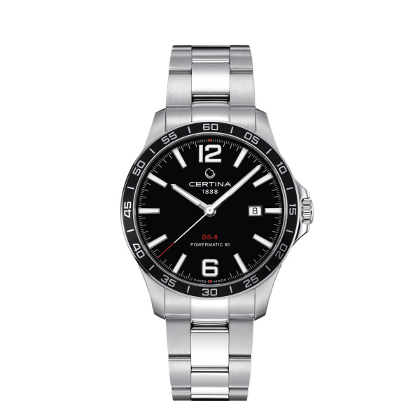Montre Certina DS-8 Powermatic 80 40.5mm Automatique Cadran Noir