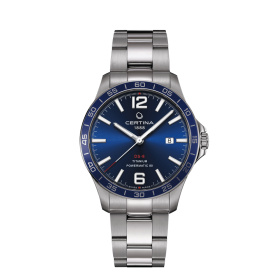 Montre Certina DS-8 Powermatic 80 40.5mm Automatique Cadran Bleu