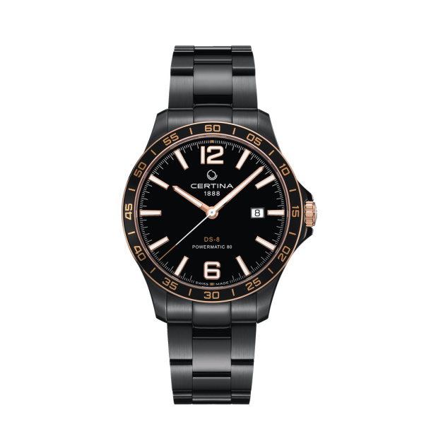 Montre Certina DS-8 Powermatic 80 40.5mm Automatique Cadran Noir