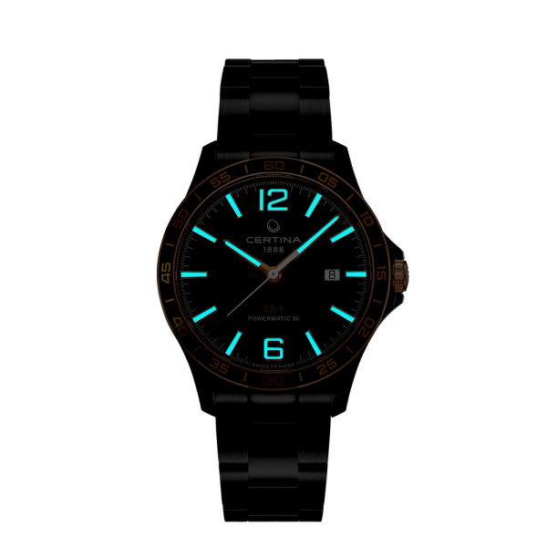 Montre Certina DS-8 Powermatic 80 40.5mm Automatique Cadran Noir