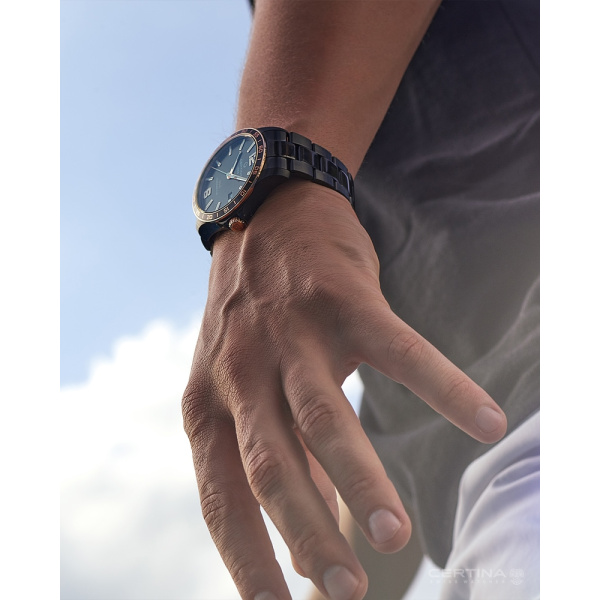 Montre Certina DS-8 Powermatic 80 40.5mm Automatique Cadran Noir