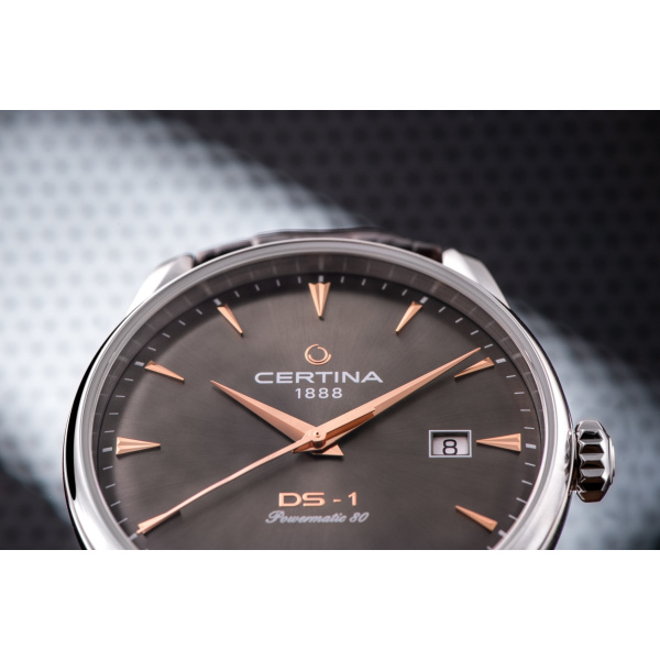 Montre Certina DS-1 Powermatic 80 Automatique Cadran Gris