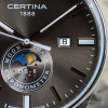 Montre Certina DS-8 Moon Phase Quartz Cadran Gris