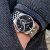 Montre Certina DS-8 Moon Phase Quartz Cadran Noir