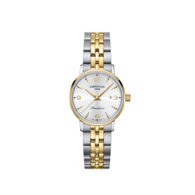 Montre Certina DS Caimano Lady Quartz Cadran Argent