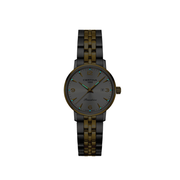 Montre Certina DS Caimano Lady Quartz Cadran Argent