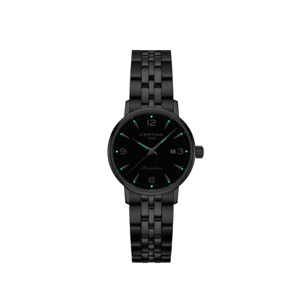 Montre Certina DS Caimano Lady Quartz Cadran Noir