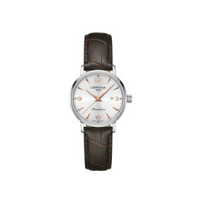 Montre Certina DS Caimano Lady Quartz Cadran Argent
