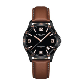 Montre Certina DS-8 41.5mm Quartz Cadran Noir