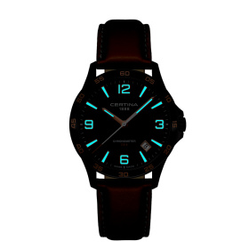 Montre Certina DS-8 41.5mm Quartz Cadran Noir