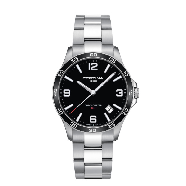 Montre Certina DS-8 41.5mm Quartz Cadran Noir