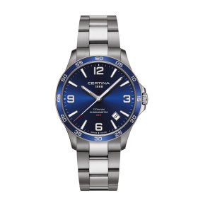 Montre Certina DS-8 41.5mm Quartz Cadran Bleu