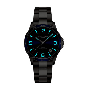 Montre Certina DS-8 41.5mm Quartz Cadran Bleu