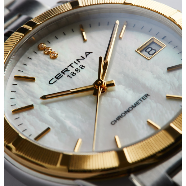 Montre Certina DS Jubile Lady Quartz Cadran Blanc