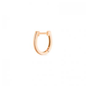 Boucles d'oreilles Ginette NY Simple Hoop Or Rose