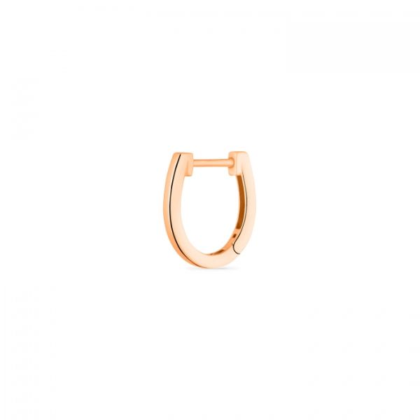 Boucles d'oreilles Ginette NY Simple Hoop Or Rose