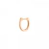 Boucles d'oreilles Ginette NY Simple Hoop Or Rose