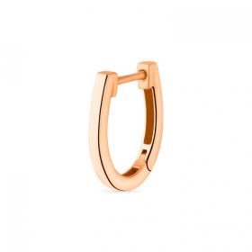Boucles d'oreilles Ginette NY Simple Hoop Or Rose