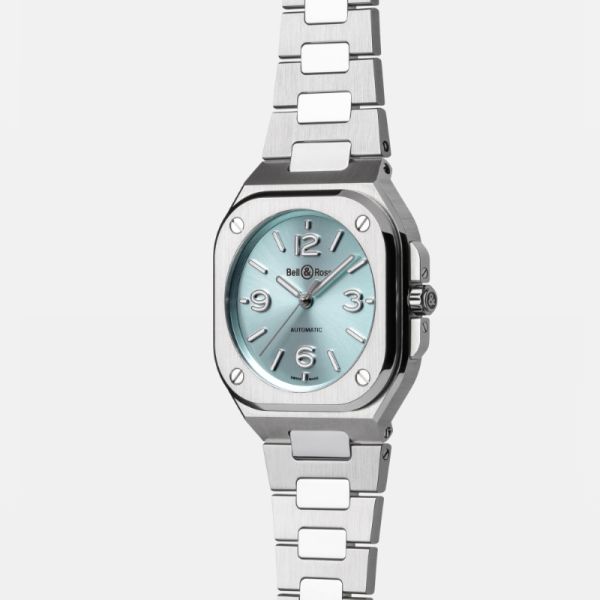 Montre BELL & ROSS BR-05 36 mm Ice Blue Steel