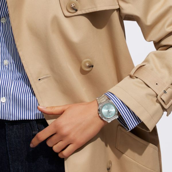 Montre BELL & ROSS BR-05 36 mm Ice Blue Steel