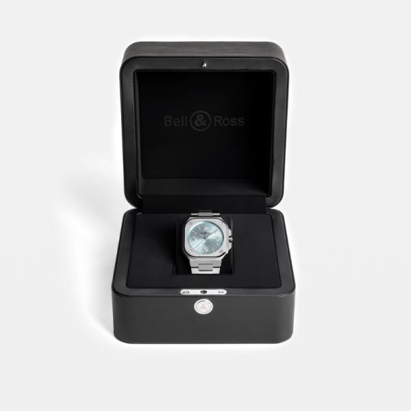 Montre BELL & ROSS BR-05 36 mm Ice Blue Steel