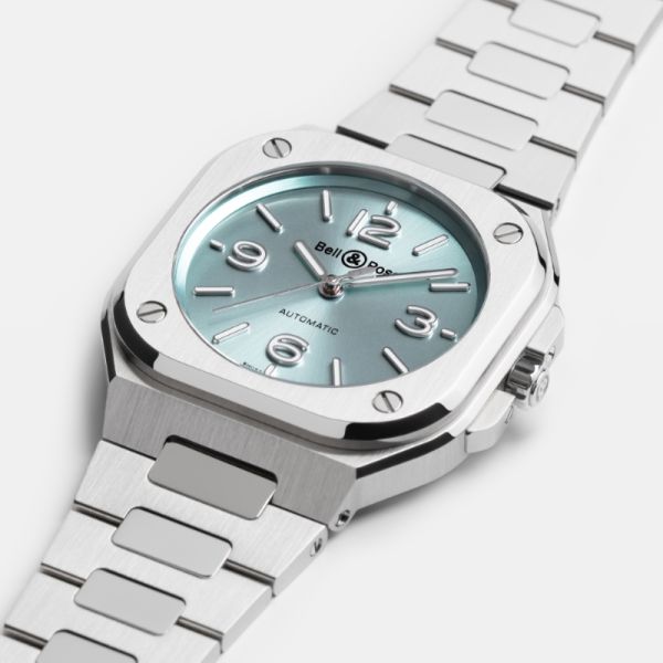 Montre BELL & ROSS BR-05 36 mm Ice Blue Steel