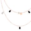 Ginette NY Midnight Sautoir Or Rose
