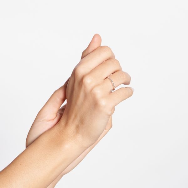 Ginette NY Gold Tv Ring Or Blanc