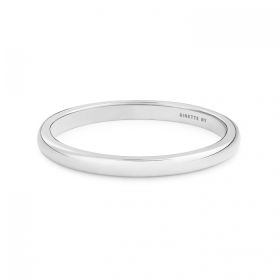 Ginette NY Be Mine White Mini Band Or Blanc