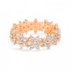 Ginette NY Be Mine Star Diamond Band Or Rose