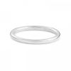 Ginette NY Be Mine Mini Domed Band Or Blanc