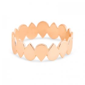 Ginette NY Be Mine Bliss Eternity Band Or Rose