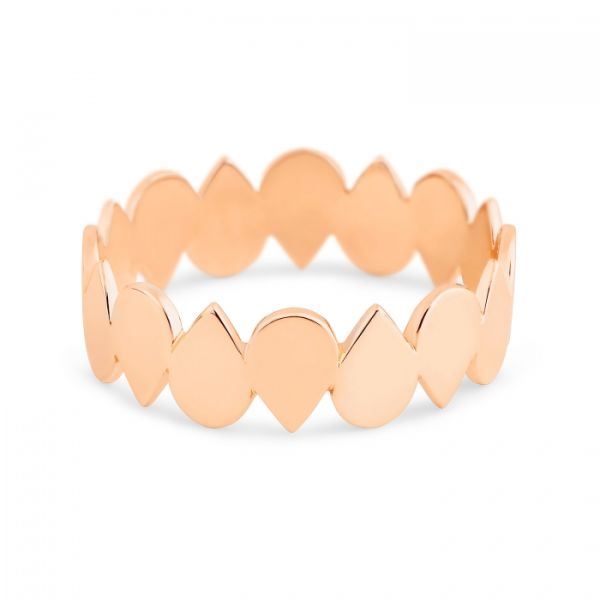 Ginette NY Be Mine Bliss Eternity Band Or Rose
