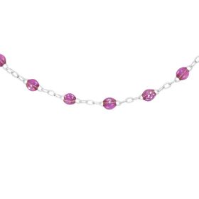 Bracelet Cheville gigi CLOZEAU Classique Or Blanc 24cm