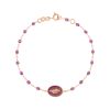 Bracelet gigi CLOZEAU Madone Résine Or Rose