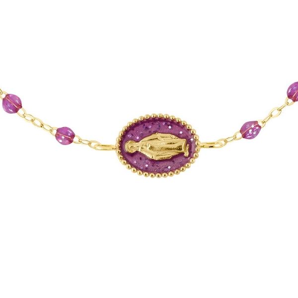 Bracelet gigi CLOZEAU Madone Résine Or Jaune