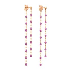 Boucles d'Oreilles gigi CLOZEAU Dansantes Classique Or Rose