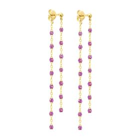 Boucles d'Oreilles gigi CLOZEAU Dansantes Classique Or Jaune