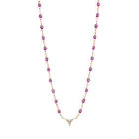 Collier gigi CLOZEAU Petit Kosmos Diamants Or Rose 42cm