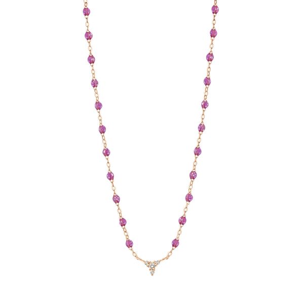 Collier gigi CLOZEAU Petit Kosmos Diamants Or Rose 42cm
