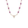 Collier gigi CLOZEAU Petit Kosmos Diamants Or Rose 42cm
