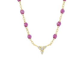 Collier gigi CLOZEAU Petit Kosmos Diamants Or Jaune 42cm